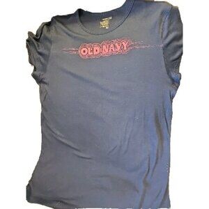 Vtg Old Navy T-Shirt Says Old Navy In Pink On Front Size XXL